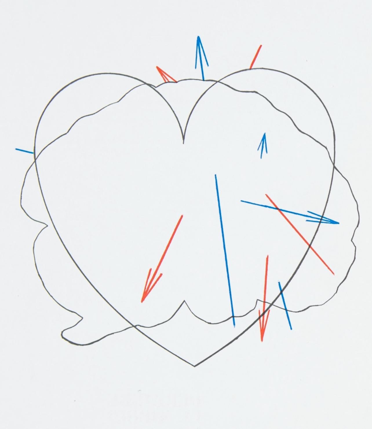 Landscape Print di Shusaku Arakawa - Arakawa 荒川 修作, Composizione, Derrière le miroir (dopo)