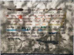 "No!" Says the Signified" Silkscreen & Lithograph, Signed proof, Gagosian artist