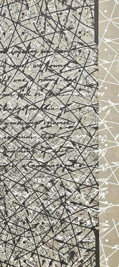 Shusaku Arakawa, Outside blank, from Derriere le Miroir, 1982