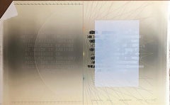 Shusaku Arakawa - "Blankless Tone", collage litografico e angolo piegato. Firmato/N