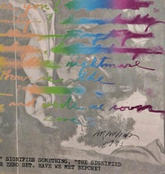 Shusaku Arakawa - Dear Picasso from Homage to Pablo Picasso Silkscreen, Signed/N