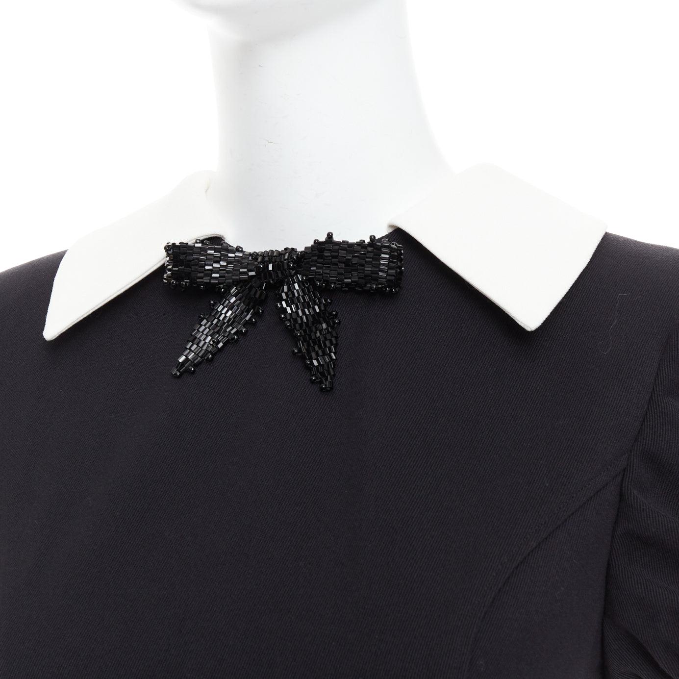SHUSHU TONG Tiered Volume black wool blend puff sleeve kawaii dress XS
Reference: AAWC/A01362
Brand: Shushu Tong
Model: Tiered Volume
Material: Polyester, Wool, Blend
Color: Black, White
Pattern: Solid
Closure: Zip
Lining: Black Fabric
Extra
