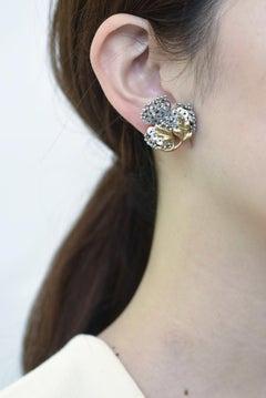 shuumeigiku bijoux earring  / vintage jewelry , 1970's vintage parts