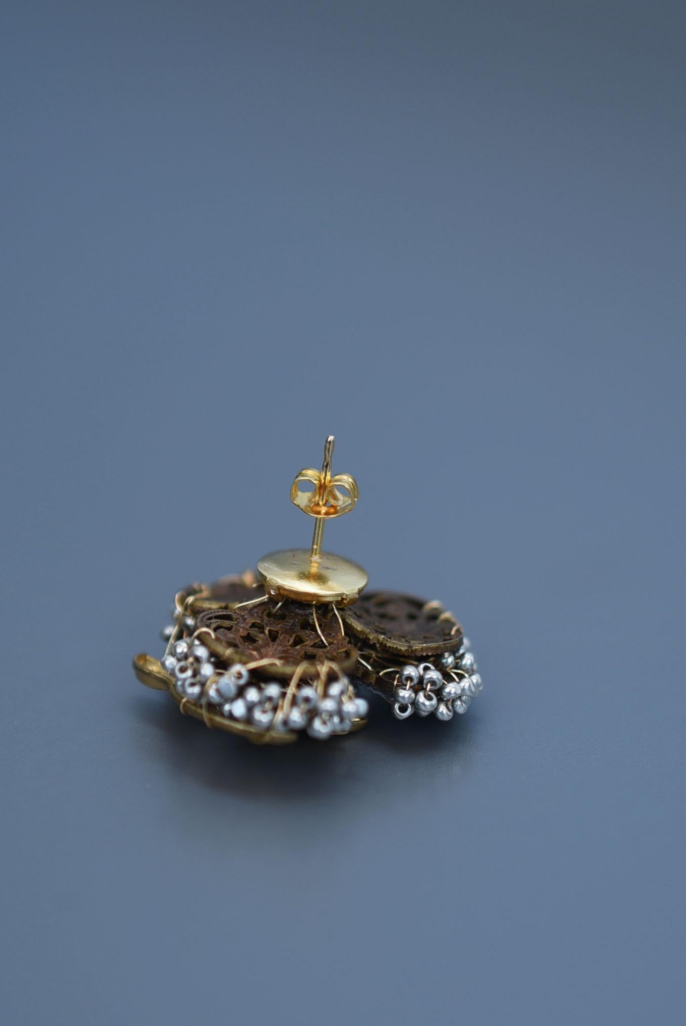 orecchini shuumeigiku bijoux  / gioielli d'epoca , ricambi d'epoca degli anni '70 in vendita 1
