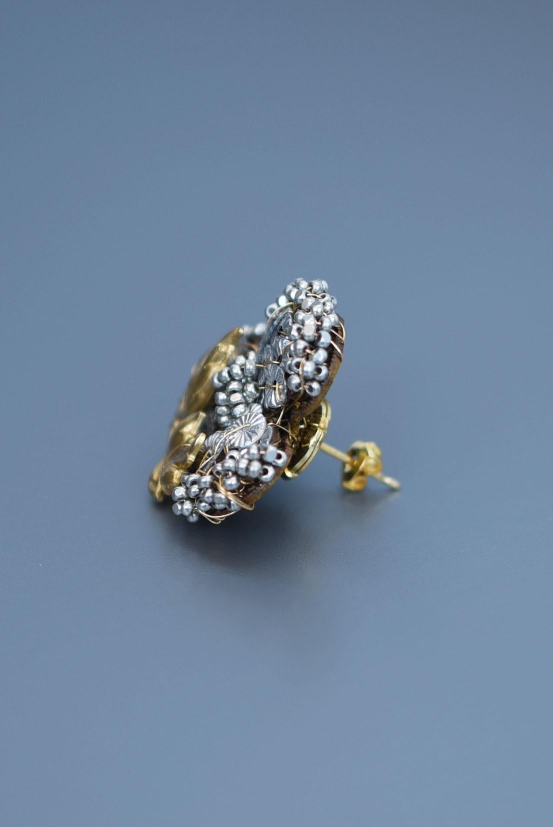 orecchini shuumeigiku bijoux  / gioielli d'epoca , ricambi d'epoca degli anni '70 in vendita 4