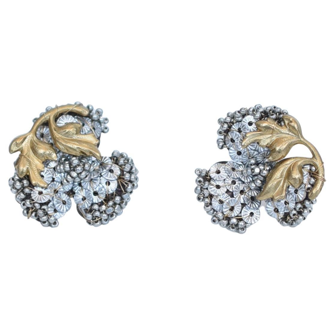 orecchini shuumeigiku bijoux  / gioielli d'epoca , ricambi d'epoca degli anni '70