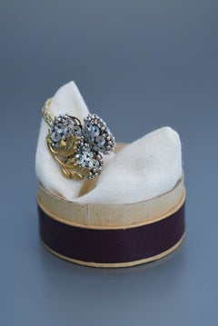 shuumeigiku ring  / vintage jewelry , 1970's vintage parts