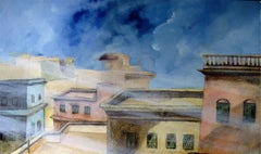 Middletone, Acrylic, Charcoal and Oil on Canvas by Modern Artist "In Stock"