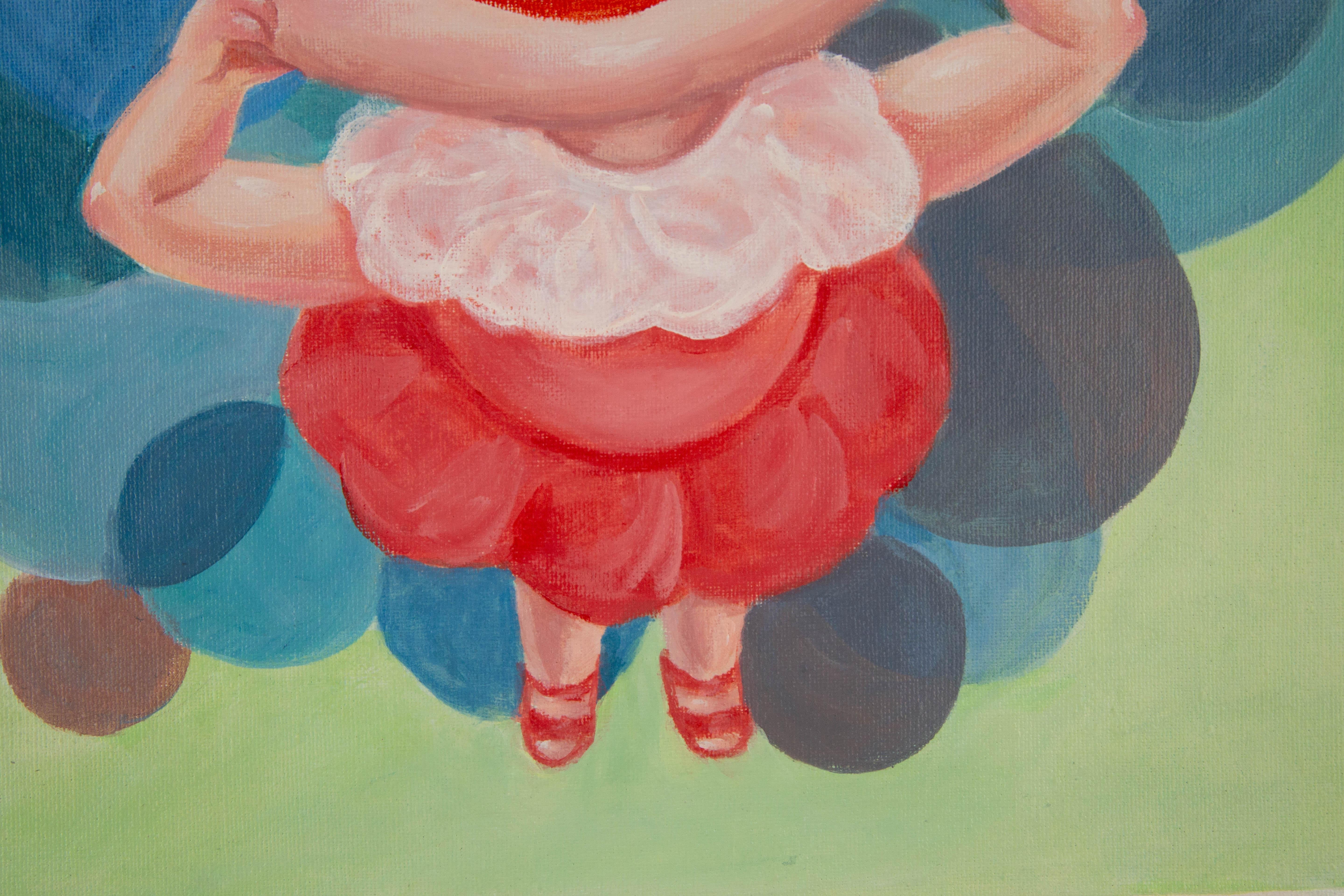 Olio originale contemporaneo su tela 