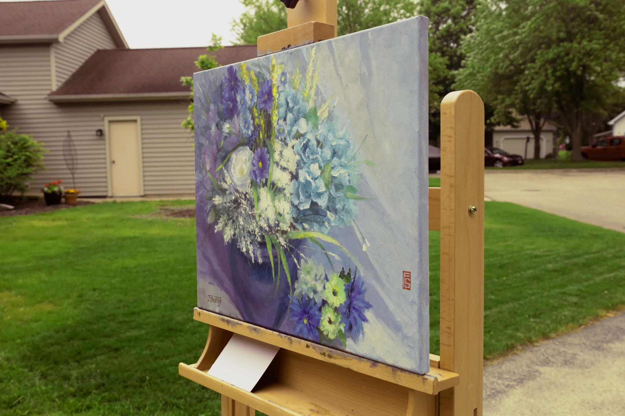 Flores, Pintura al óleo - Painting de Shuxing Fan
