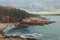 Orillas del lago, Pintura al óleo
