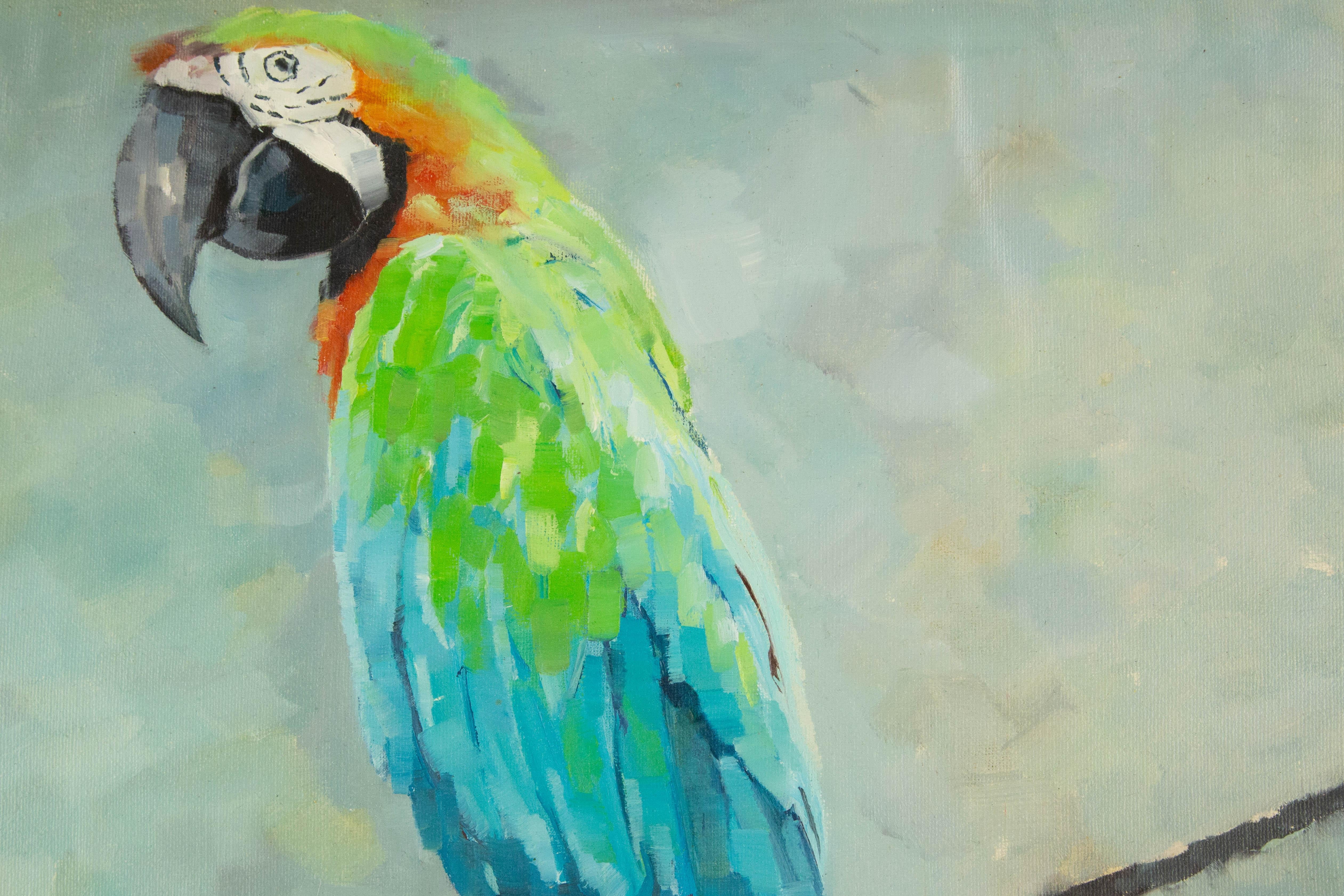 ShuXu Han Animal Óleo original sobre lienzo 