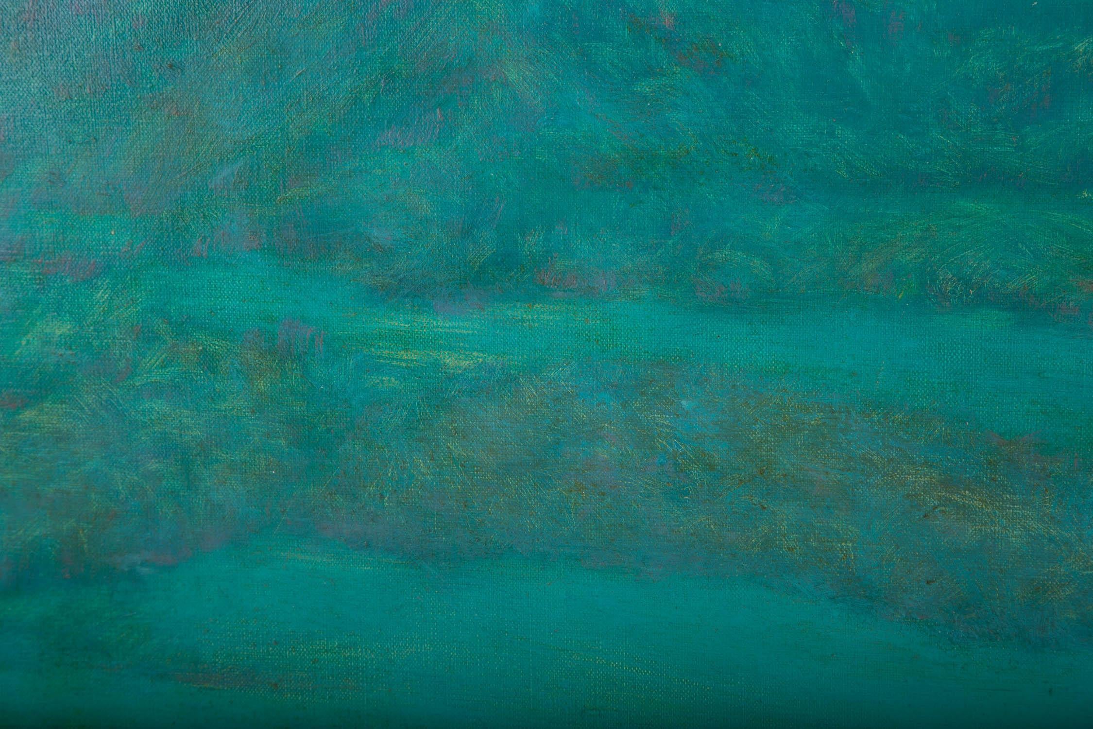 Shuzeng Liu Landschaft, Original, Öl auf Leinwand, „New World 2“ im Angebot 4