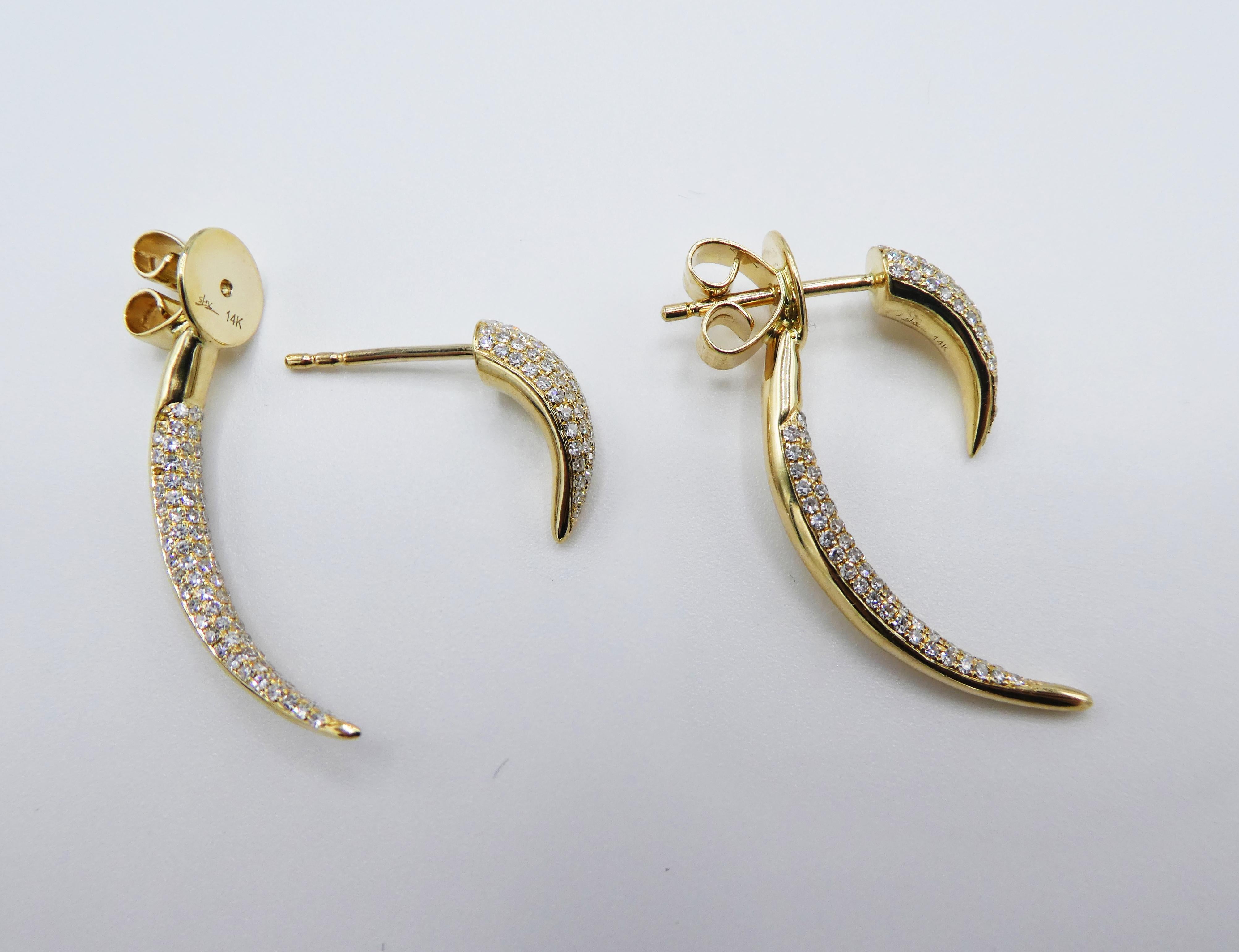 fang earrings