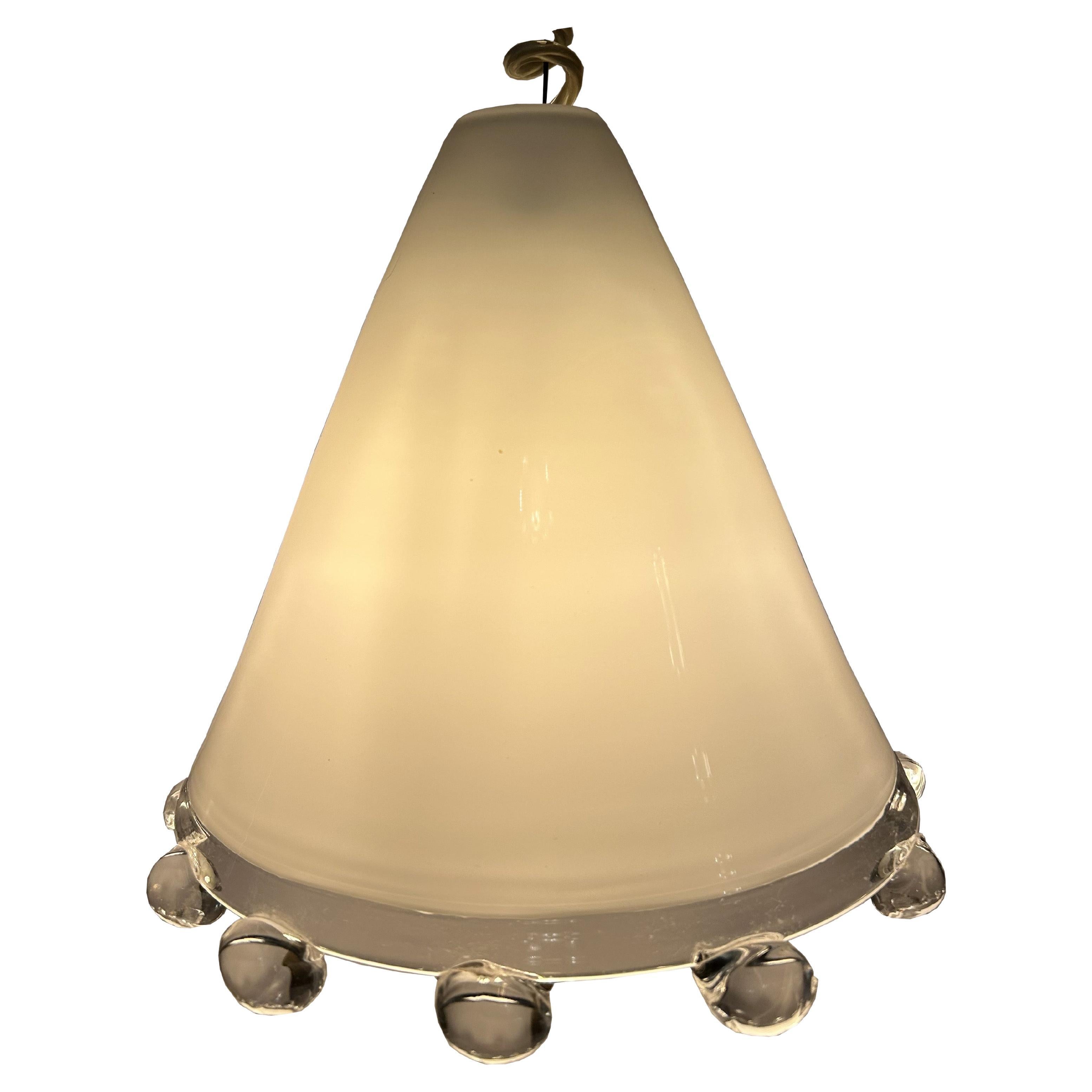 Shy Princess, Lovely Murano Pendant by Leucos, 1970's en vente