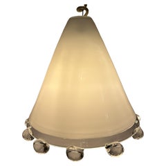 Shy Princess, Lovely Murano Pendant by Leucos, 1970's