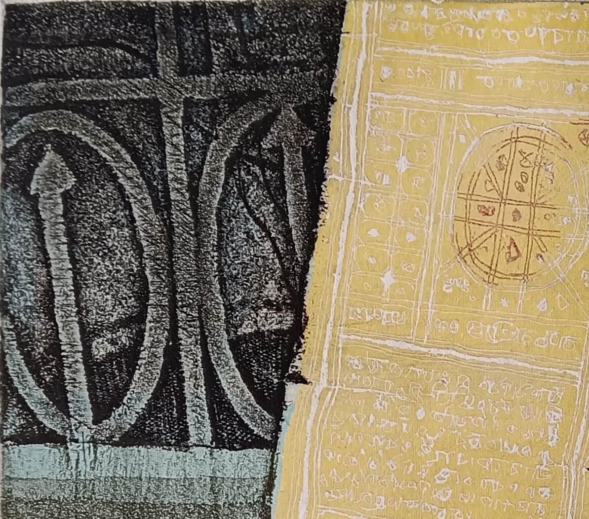Untitled, Etching on Paper, by Modern Indian Artist Shyamal Dutta Ray 
