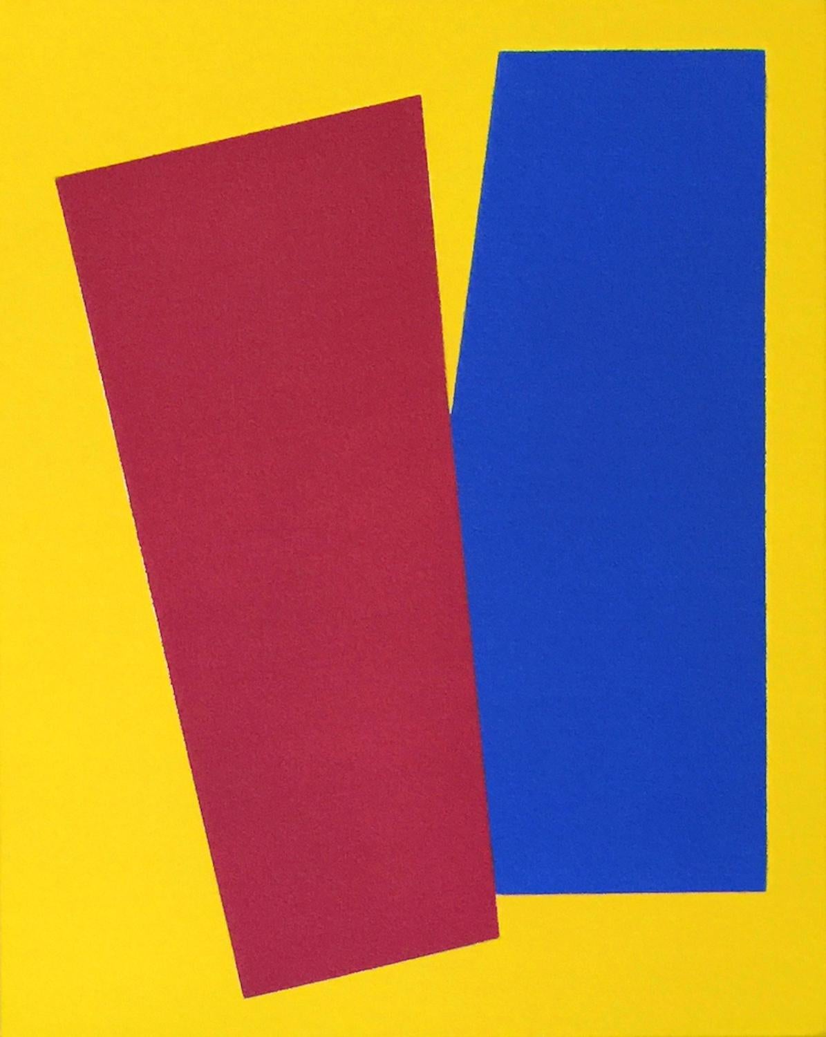 Abstract Painting di Shyun Song - Attaccamento, pittura ad olio astratta