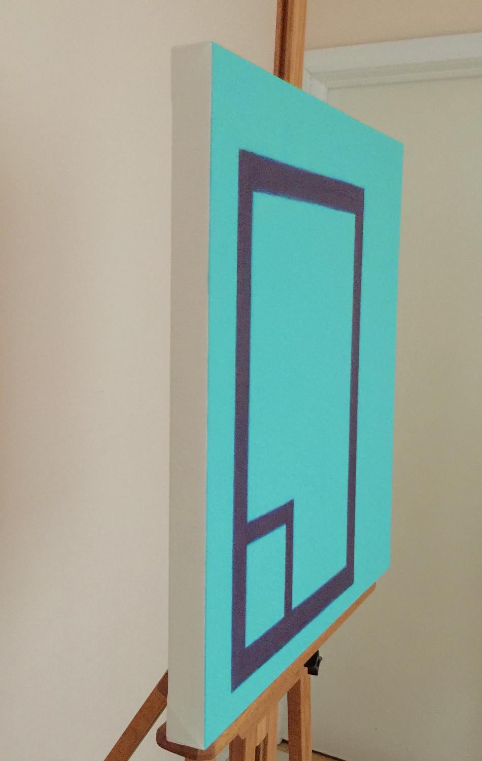 Confine, pittura ad olio astratta - Art Astratto di Shyun Song