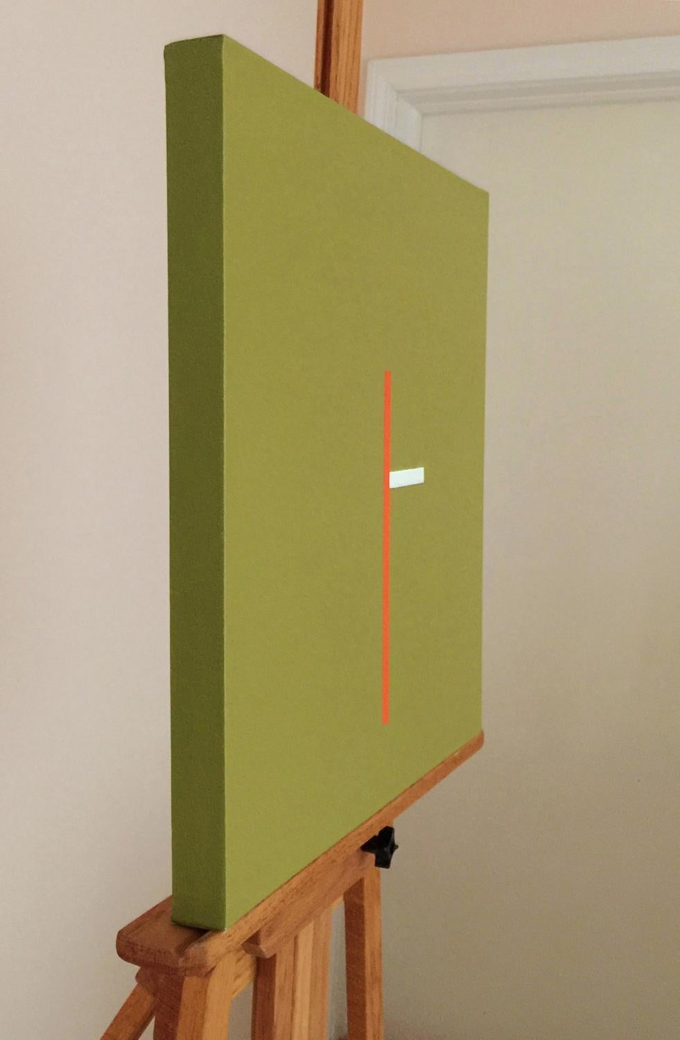 Sfondamento, pittura ad olio astratta - Art Astratto di Shyun Song