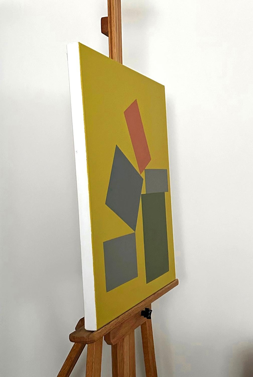 Resistenza, Pittura ad olio astratta - Painting di Shyun Song