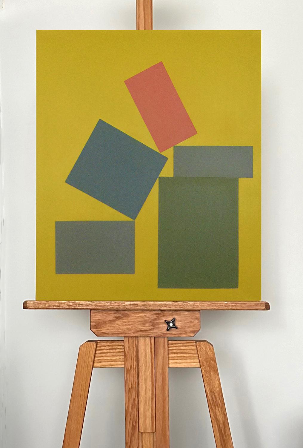 Resistenza, Pittura ad olio astratta - Painting Astratto di Shyun Song