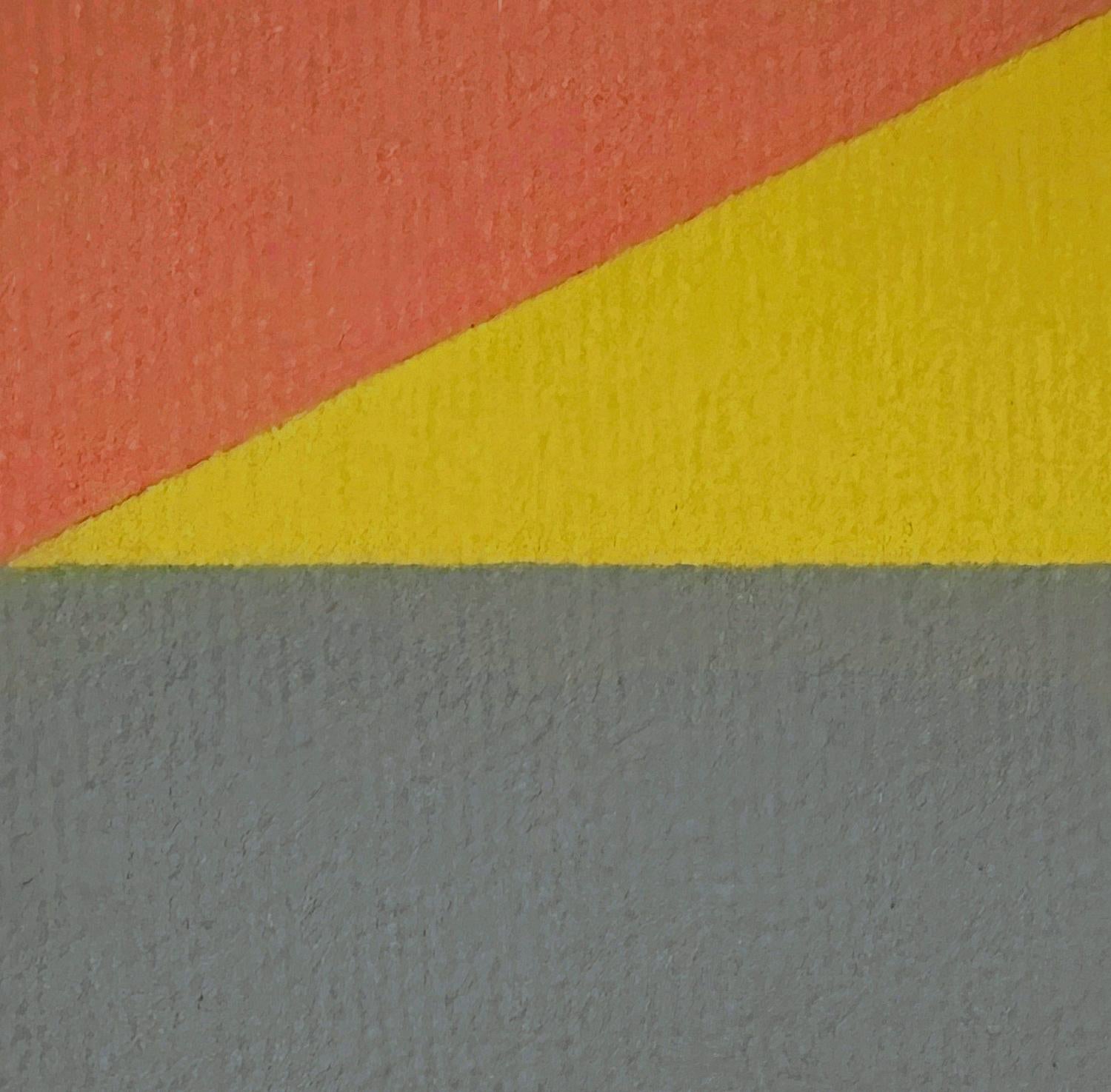 Resistenza, Pittura ad olio astratta - Abstract Painting Arancia di Shyun Song