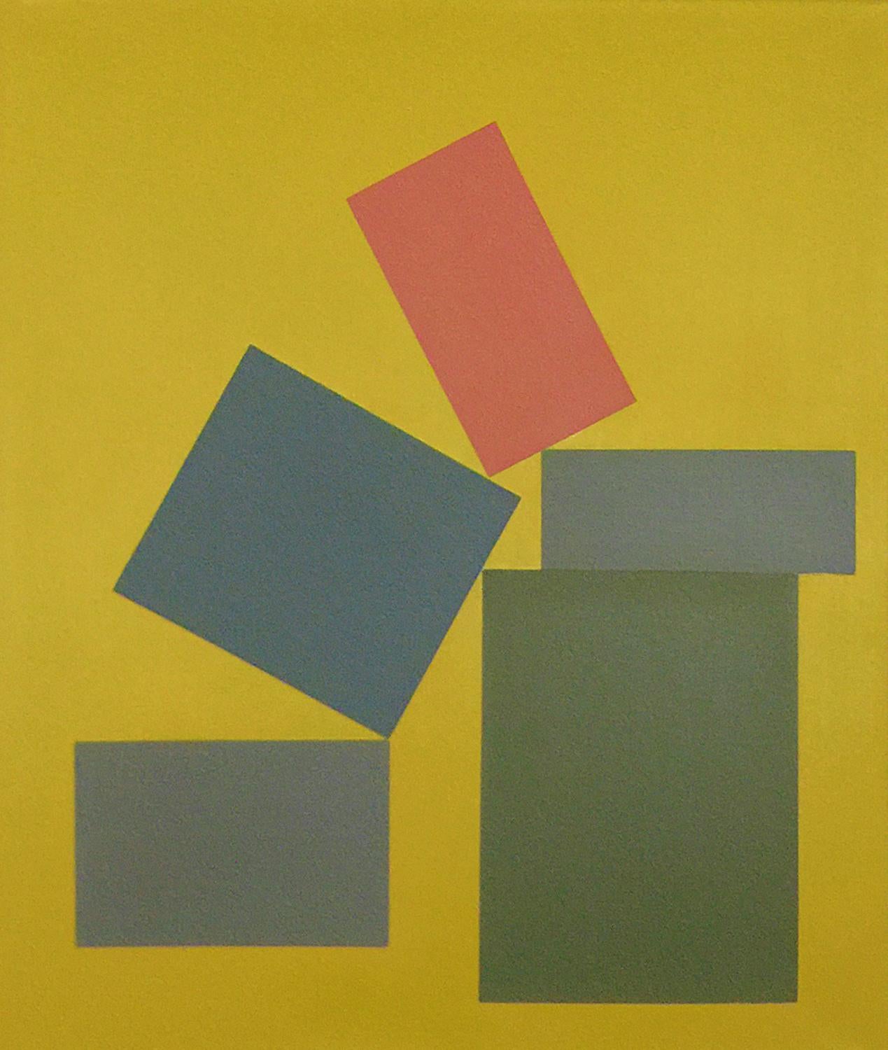 Abstract Painting di Shyun Song - Resistenza, Pittura ad olio astratta
