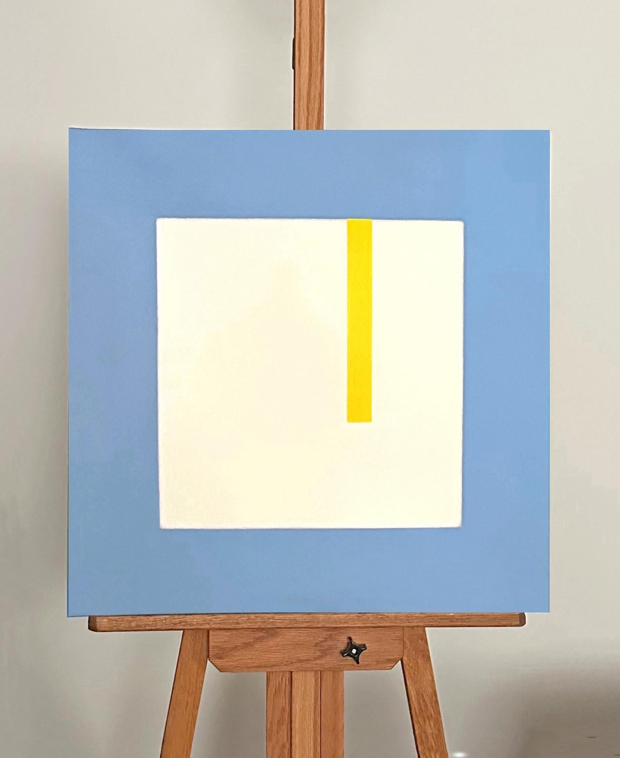 Faith, Abstraktes Ölgemälde (Blau), Abstract Painting, von Shyun Song