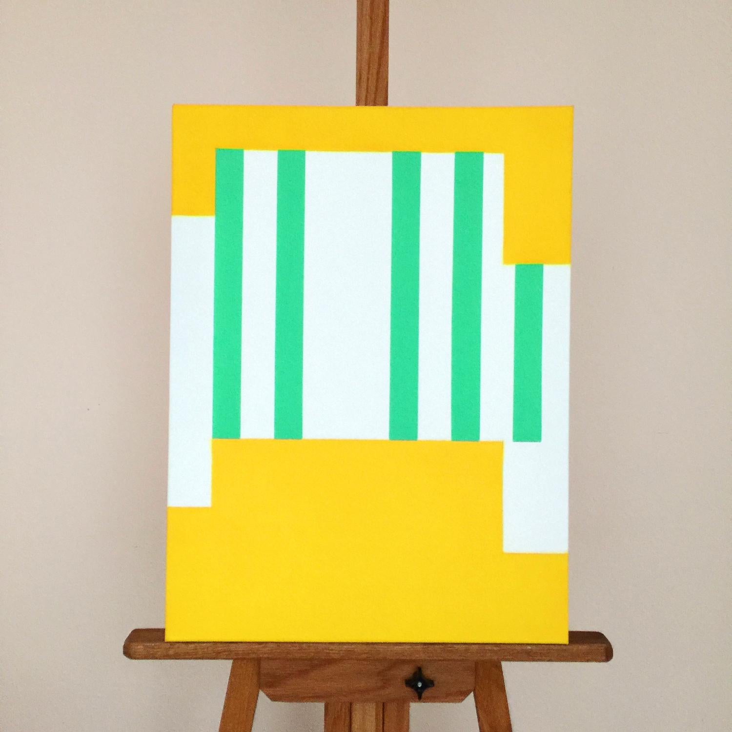Armonia, pittura ad olio astratta - Painting Astratto di Shyun Song