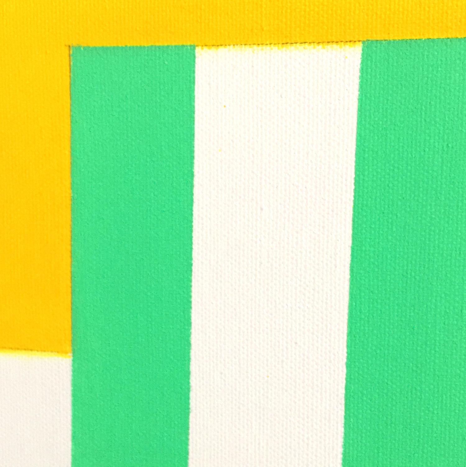 Armonia, pittura ad olio astratta - Abstract Painting Bianco di Shyun Song