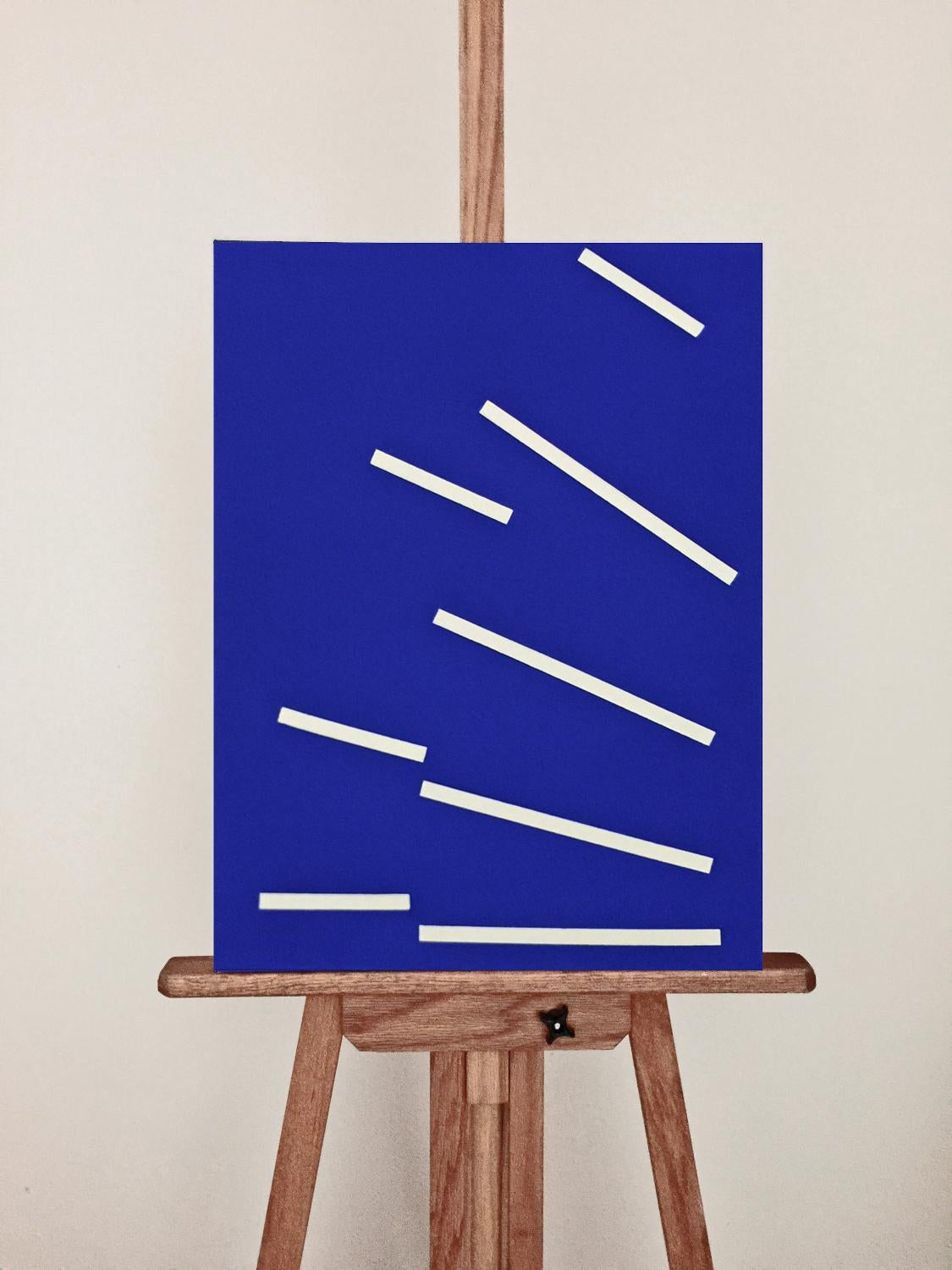 Navigazione, pittura ad olio astratta - Painting Astratto di Shyun Song