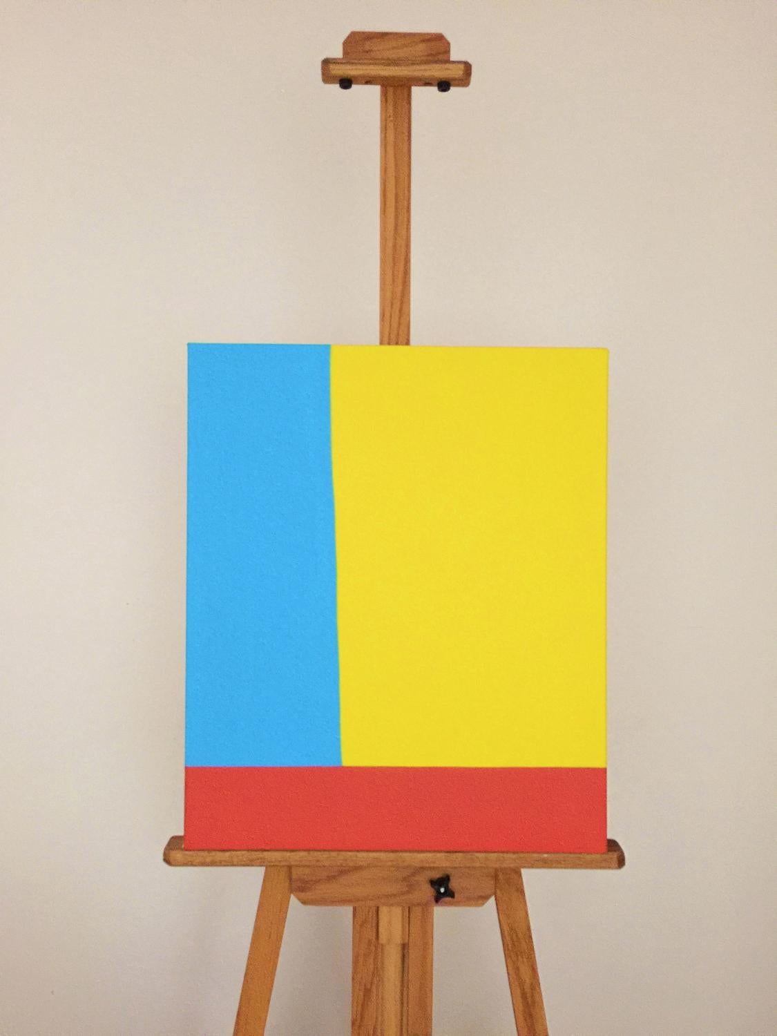 Splendor, Abstraktes Ölgemälde (Gelb), Abstract Painting, von Shyun Song
