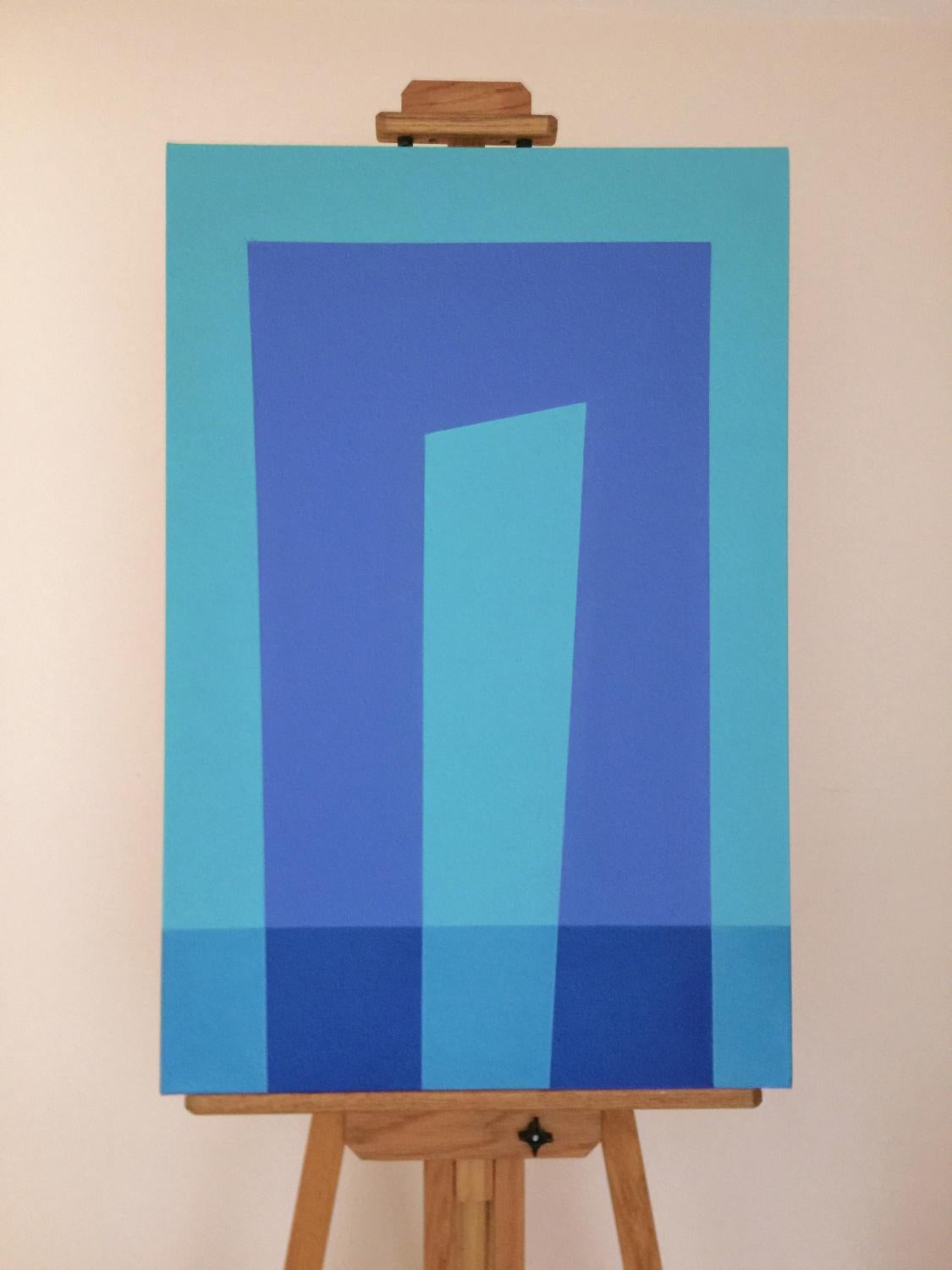 Soglia, Pittura a olio astratta - Painting di Shyun Song