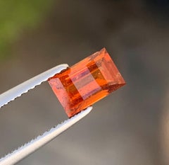 SI Reinheit 1,25 Karat Pixel Barschliff Loser Fanta Orange Spessartin Granat