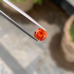 SI Clarity 1.60 Carat Loose Spessartine Garnet Fancy Cut from Afghanistan Mine