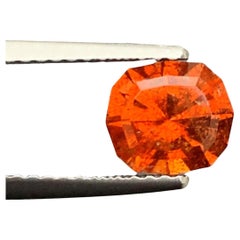 SI Clarity 1.60 Carat Loose Spessartine Garnet Fancy Cut from Afghanistan Mine