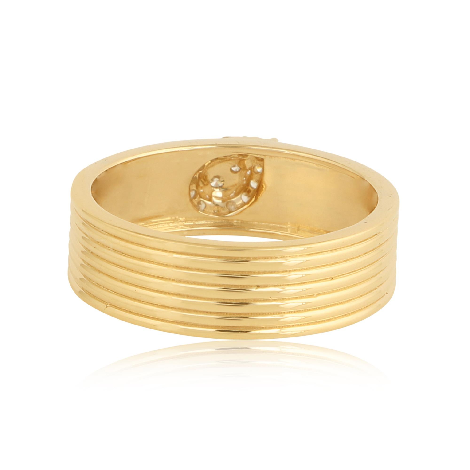 Artikel-Code :- CN-26258
Bruttogewicht :- 4.35 gm
18k Gelbgold Wt. :- 4.33 gm
Natürlicher Diamant Gewicht :- 0.10 Karat ( DURCHSCHNITTLICHER DIAMANT KLARHEIT SI1-SI2 & FARBE H-I )
Ring Größe :- 7 US & Alle Größe verfügbar

✦