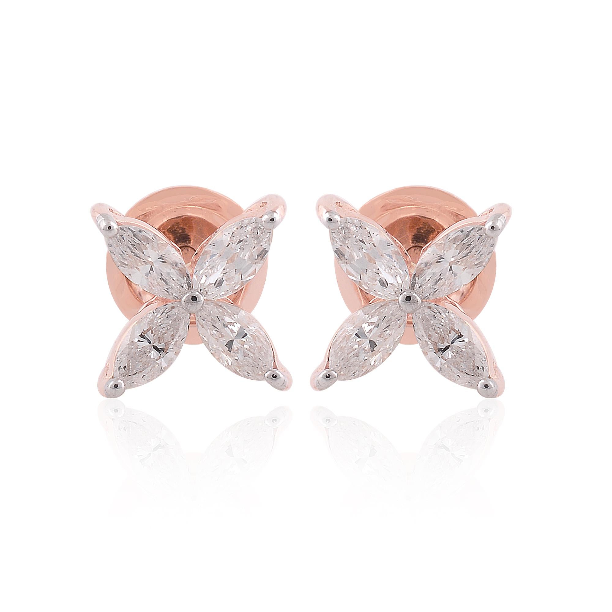 Item Code :- SEE-1112K
Gross Wt. :- 2.11 gm
14k Rose Gold Wt. :- 1.94 gm
Natural Diamond Wt. :- 0.86 Ct. ( SI Clarity & GH Color )

Engagement Gift, Bridal Shower Gift, Women Gift, Gift for Mom, Gift For Sister, Mother Daughter Gift, Bride To Be