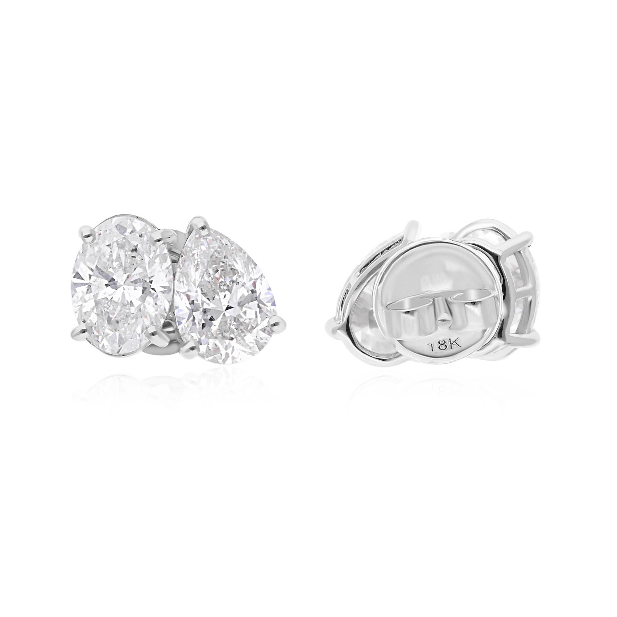 Cast from 18-karat gold, these exquisite earrings are handset with 4.06 carats of sparkling diamonds.

FOLLOW SPECTRUM JEWELS storefront to view the latest collection & exclusive pieces. Spectrum Jewels is proudly rated as a Top Seller on 1stdibs