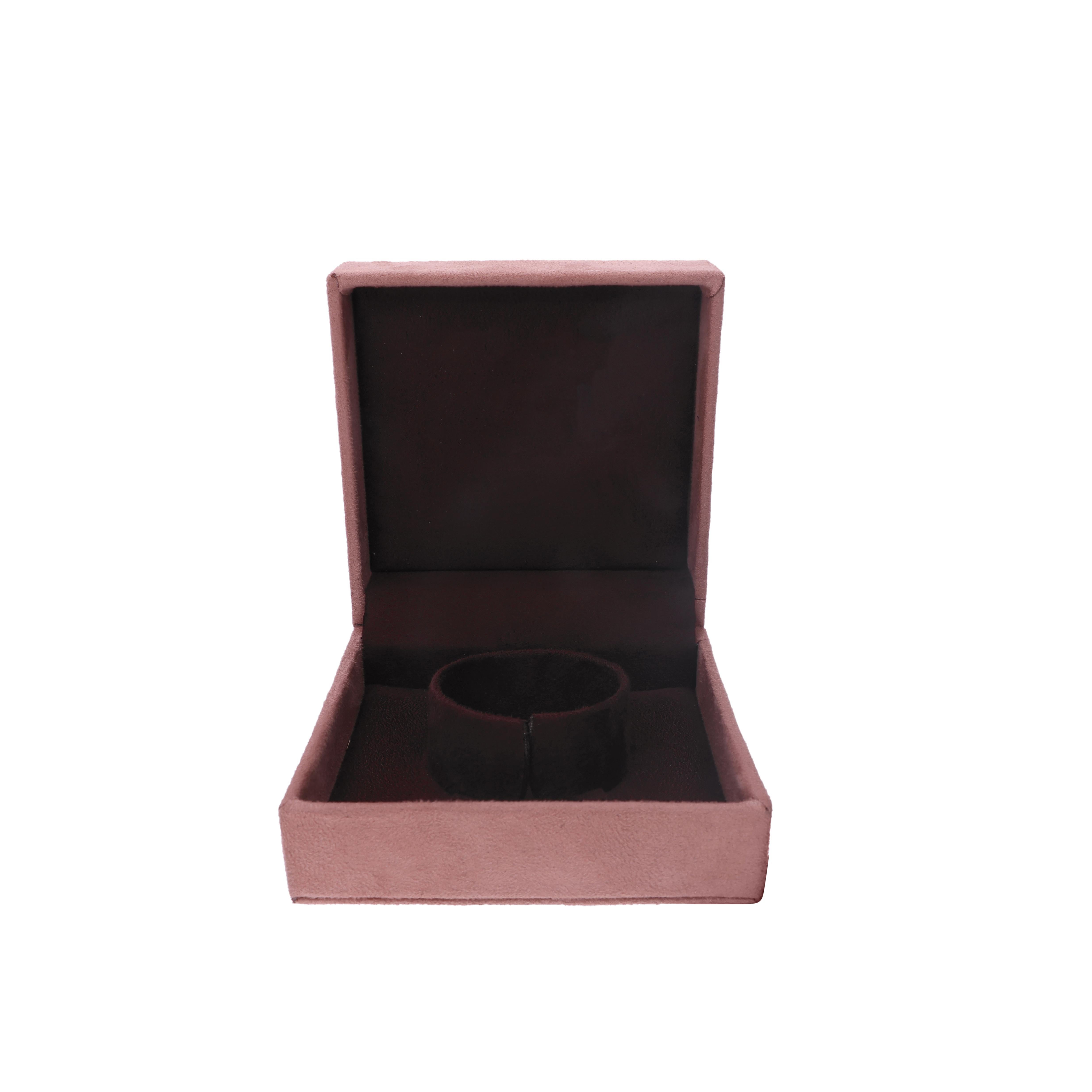 Bracciale con diamanti rotondi di colore HI e purezza SI Gioielli in oro rosa 14 carati In condizioni Nuovo in vendita a Diera, Dubai