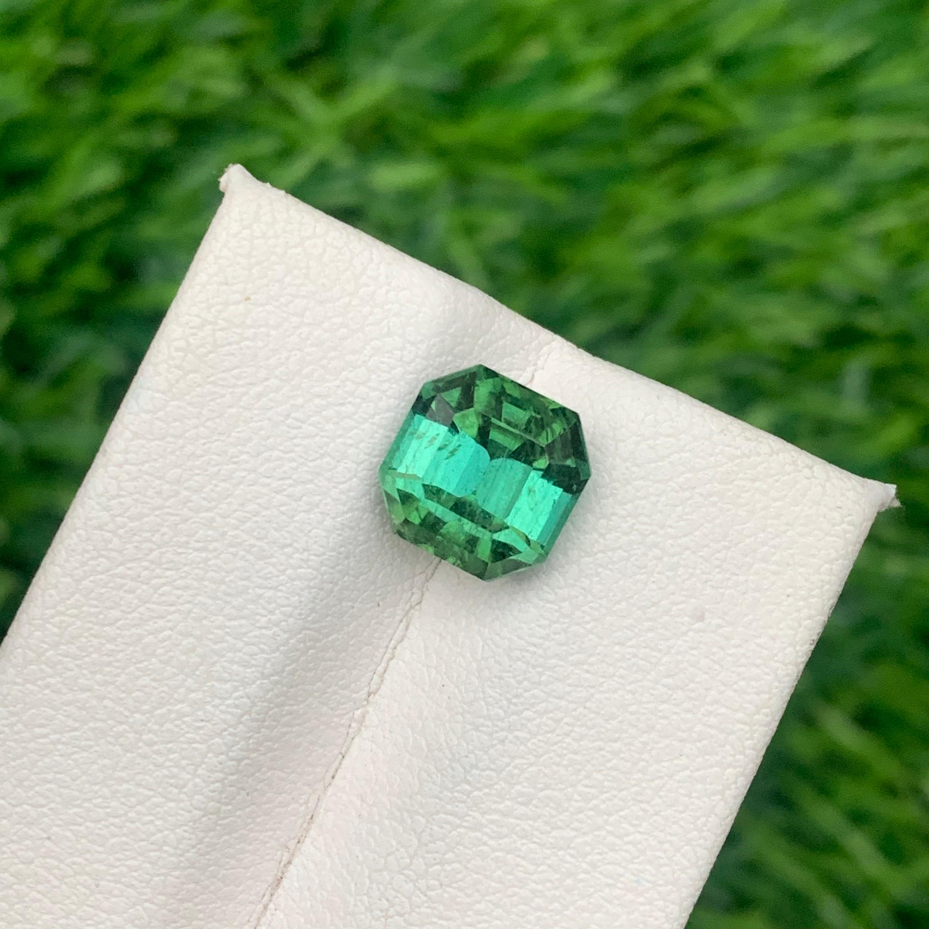 SI Clarity Natural Loose Mint Green Tourmaline Ring Gemstone 4.25 Carat 3