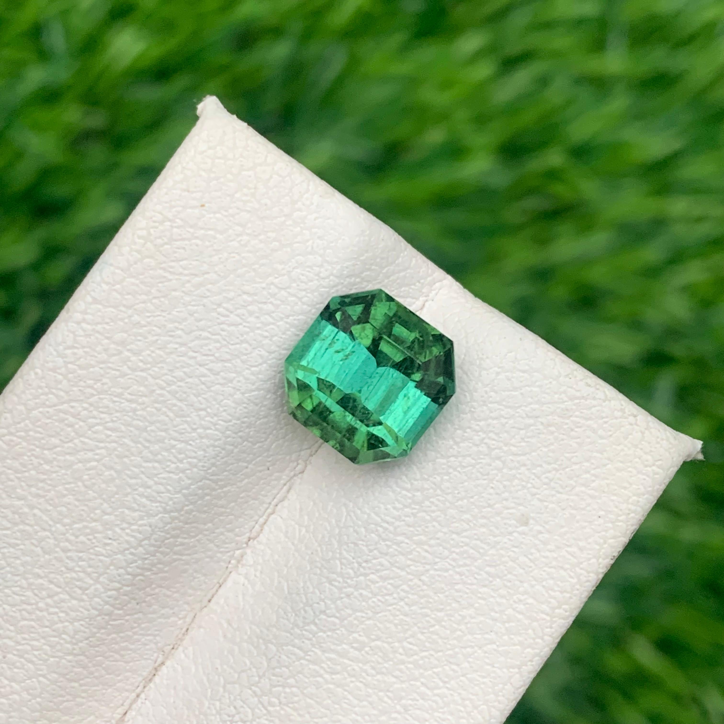 SI Clarity Natural Loose Mint Green Tourmaline Ring Gemstone 4.25 Carat 4