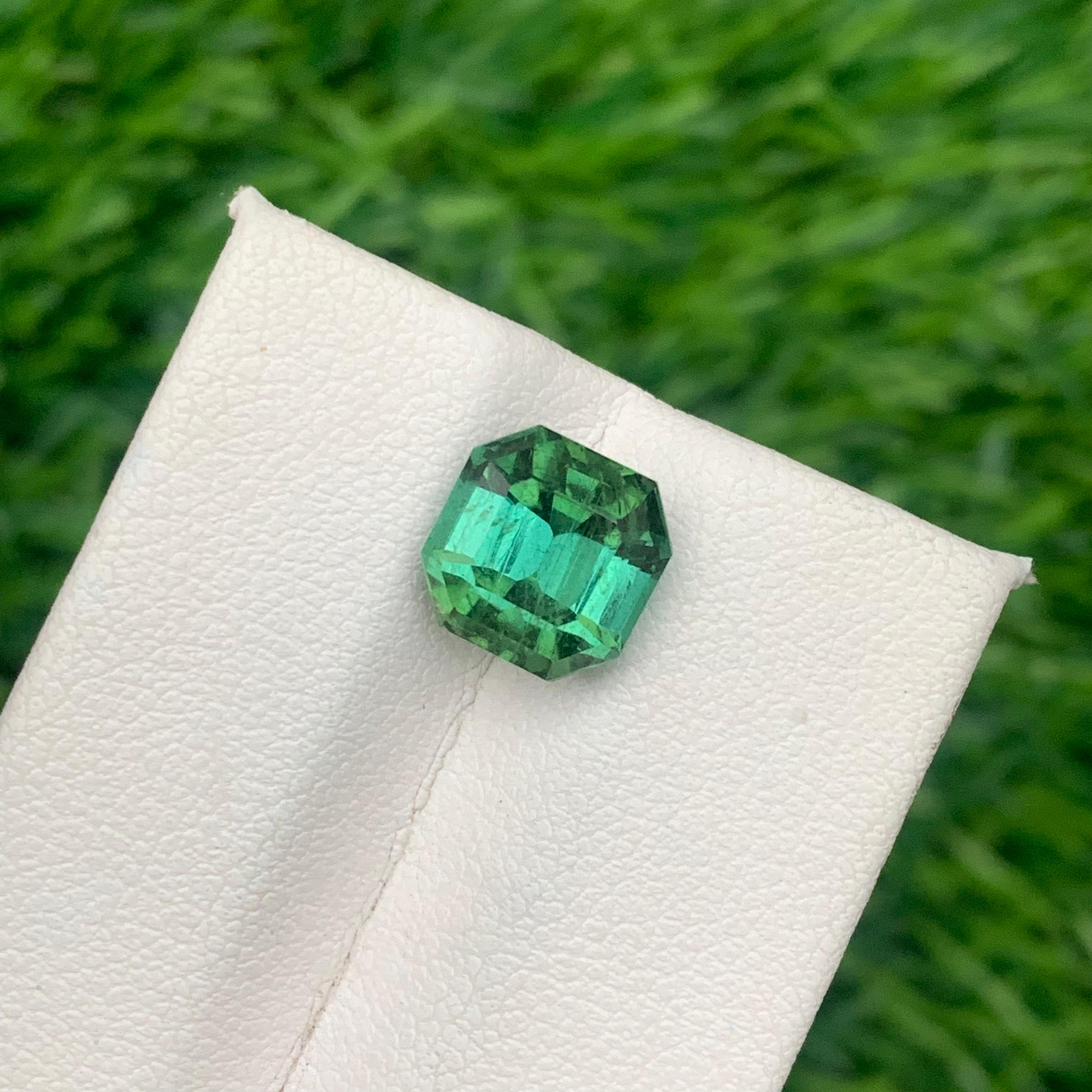SI Clarity Natural Loose Mint Green Tourmaline Ring Gemstone 4.25 Carat 2