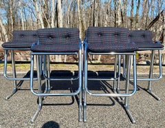 Six Arcadia Bar Stools by Jerry Johnson for Landes