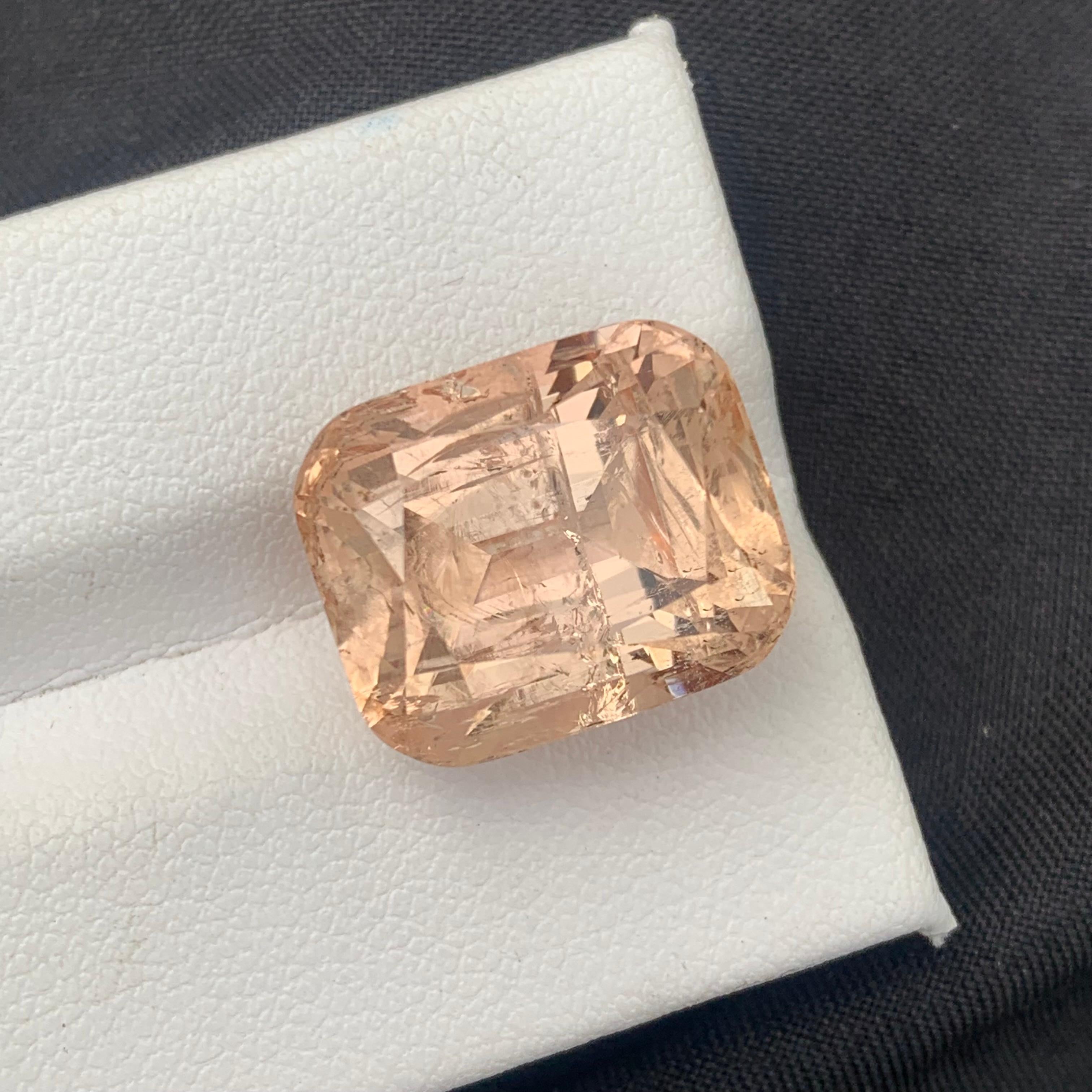 SI2 Included 20.30 Carat Natural Imperial Topaz Untreated Unheated From Katlang For Sale 4