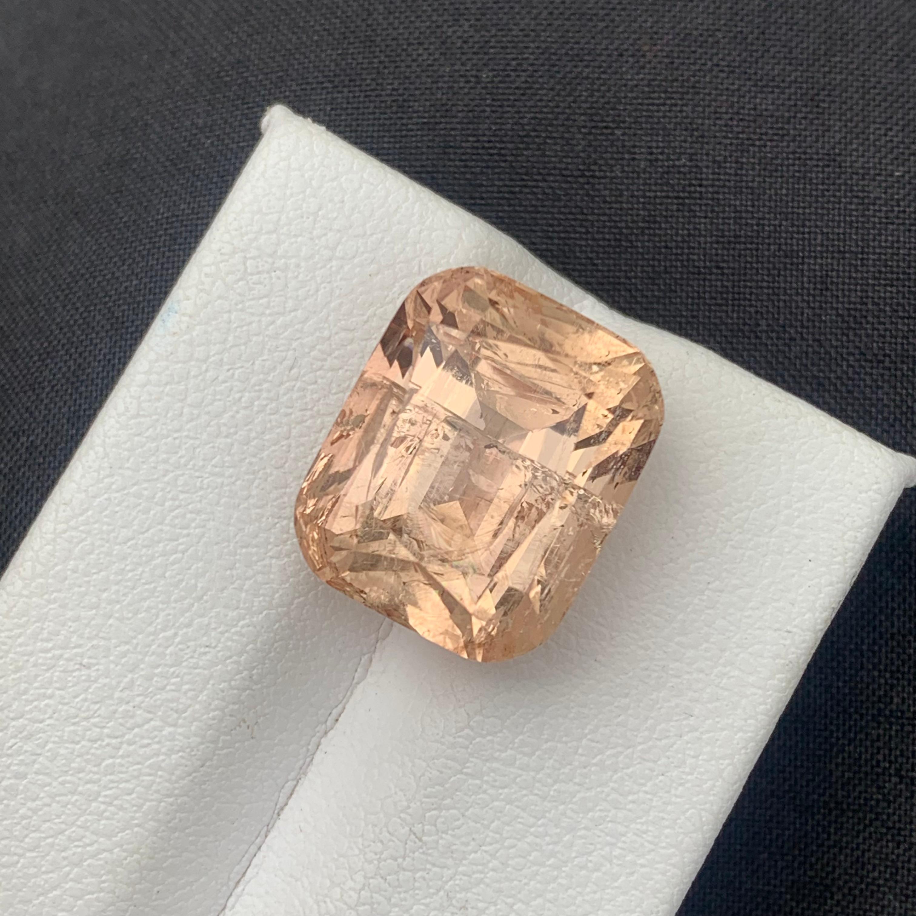 Arts and Crafts SI2 Included 20.30 Carat Natural Imperial Topaz Untreated Unheated From Katlang For Sale