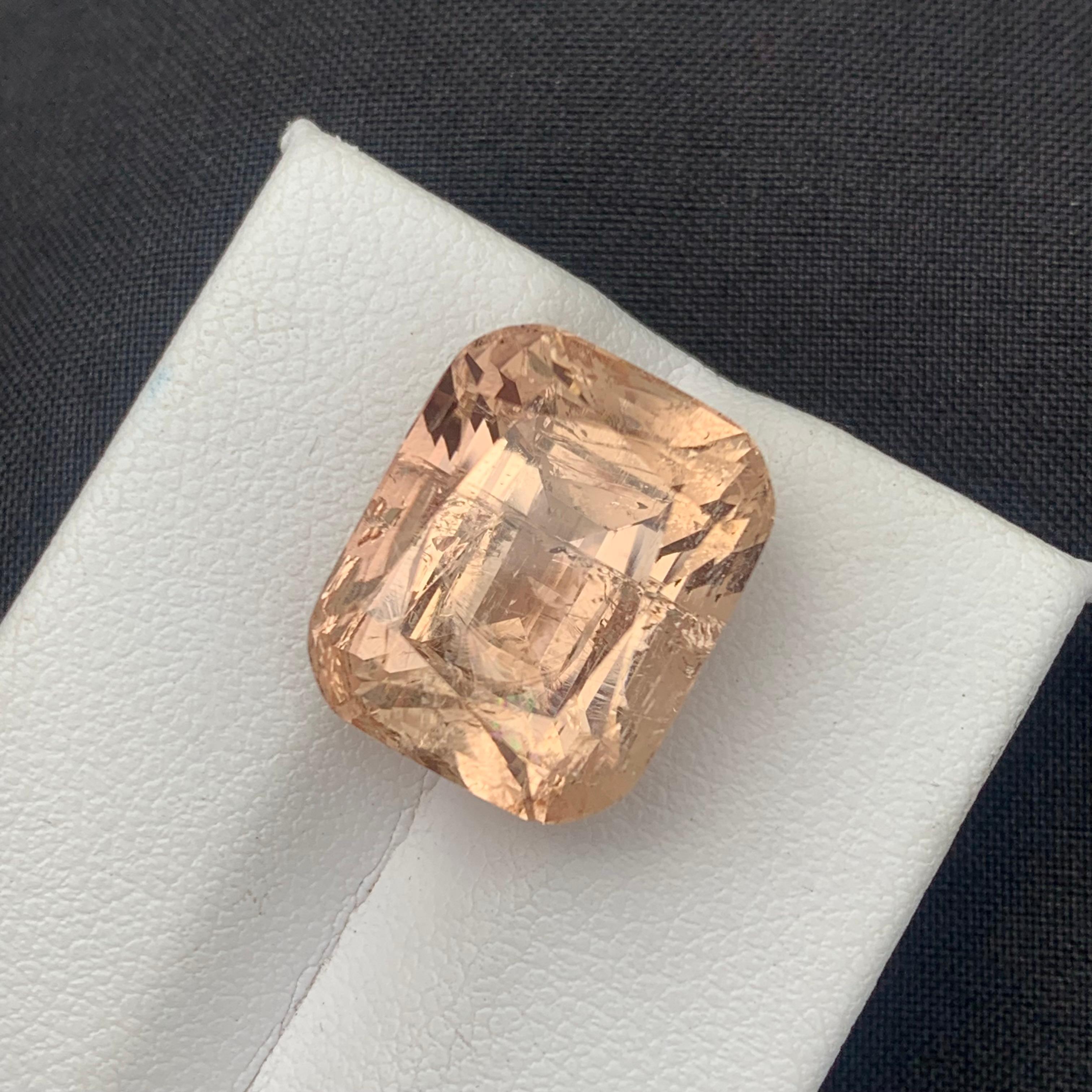 Women's or Men's SI2 Included 20.30 Carat Natural Imperial Topaz Untreated Unheated From Katlang For Sale
