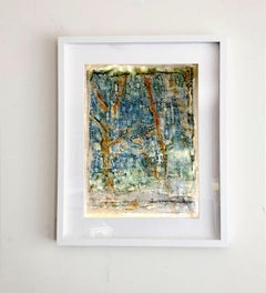 Griffith Park 320 One of a kind framed mixed media, Mixed Media on Paper