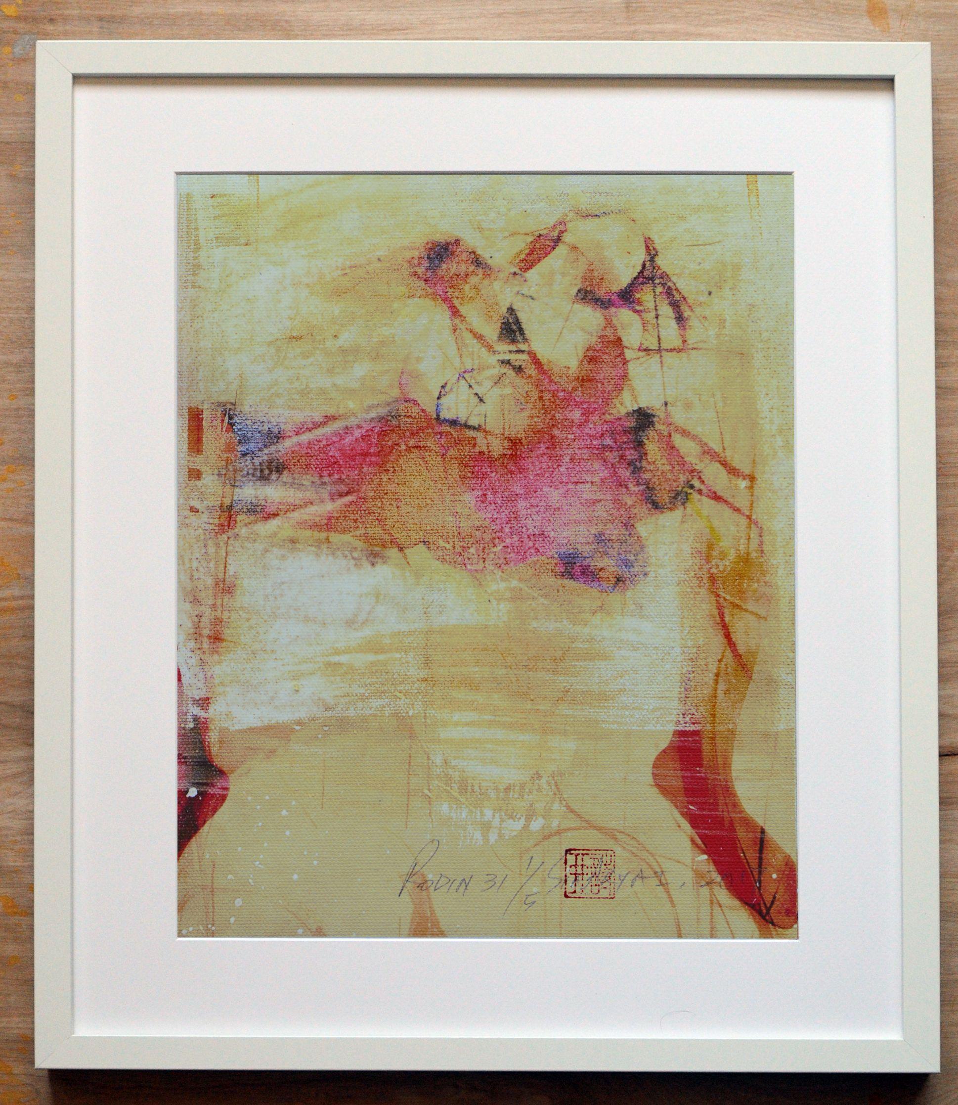 Rodin # 31, tecnica mista su tela - Mixed Media Art Astratto di Sia Aryai